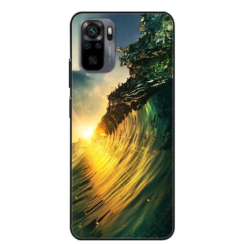 For Xiaomi Redmi Note 10s Case Shockproof Silicone Cartoon Soft Cover for Redmi Note 10 Pro Phone Cases Note10 4G 10T 5G 10 S
