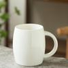 Chaxun Bright White Ceramic Tea Mug