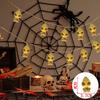 Halloween Pumpkin Ghost LED String Lights for Holiday Decor