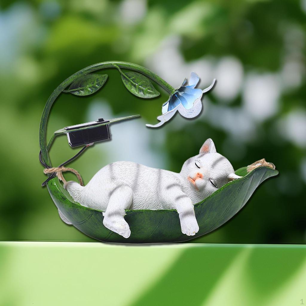 Zvířecí závěsné solární světlo dekorativní socha Umění zahradní lampa dekorace pro