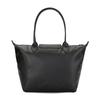Longchamp Le Pliage Xtra Schnapp- und Reißverschluss Leder Schulter-Tragetasche Damen Handtaschen Schwarz 2605987001