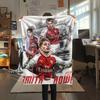 Coperta a Flanella con Stampa Arsenal Football Club, Alta qualità, Confortevole per Tutte le Stagioni, Arredamento per la Casa, Calore e Comfort
