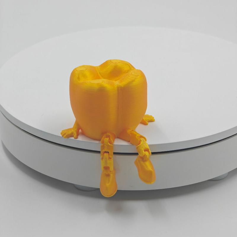 Creative 3D Printed Fruit Figurines Set Fun Banana Apple Eggplant Pear Sculptures Home Decor Desktop Ornaments Handmade
