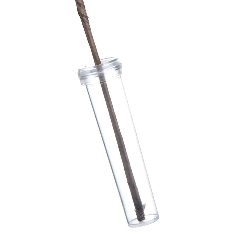 10ks malých zkumavek na výživu květin s uzávěrem zkumavky na zásobu čerstvé květinové vody