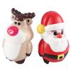 4 Stück PU Squishy Anti-Stress-Abbau Spielzeug Puppe Rentier Weihnachtsgeschenk Langsamer Rückprall Antistress Squee