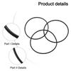 MODEL 5M375 Lathe Belt 3 PCS for Mini Metal Lathe Motor Belt 38MM Bore Polyurethane Drive Belt with Excellent Tensile Strength
