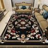 European Style Large Size Luxury Rugs Living Room Flower Design Fluffy Room Decor Bedroom Carpet Easy Cleaning Sofa Table Mat