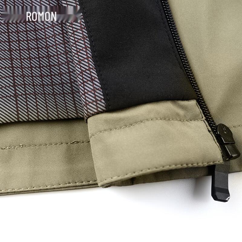 Romon Men's Stand Collar Business Casual Jacket