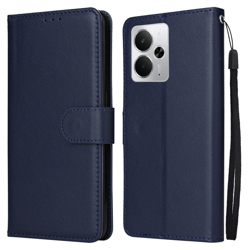 Phone Case For Realme 14 5G/Neo7x 5G/P3 5G/14T 5G ,Wallet Stand View PU Leather Cover with Wrist Strap