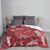 Meat Printing Blanket Flannel Textile Breathable Lightweight Throw Blankets for Home Outdoor Bedspread Blanket Flannel Textile