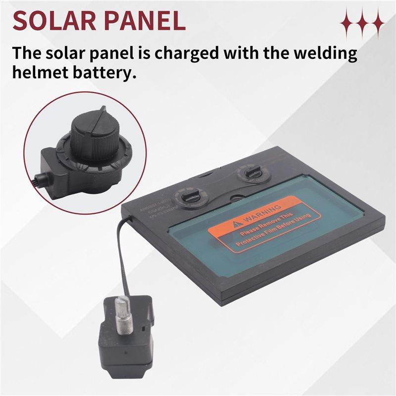 Aug. Solar Auto Darkening Welding Lens Panel Welding Helmet Mask Automatic Filtering Lampshade Eye Goggles