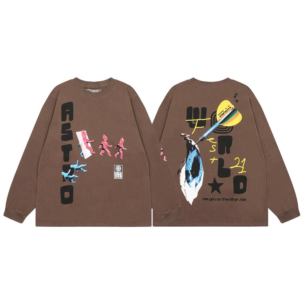 Outfit Trendy Hip Hop Travis Scott Collaborazione Felpa e Pantaloni