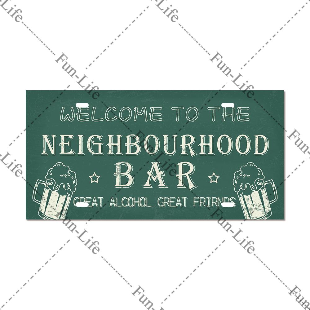 Beer Metal Tin Signs, Plaque Plates, Vintage Wine Poster, Bar, Pub Party, Man Cave, Pub, Kitchen, Home Wall Decor