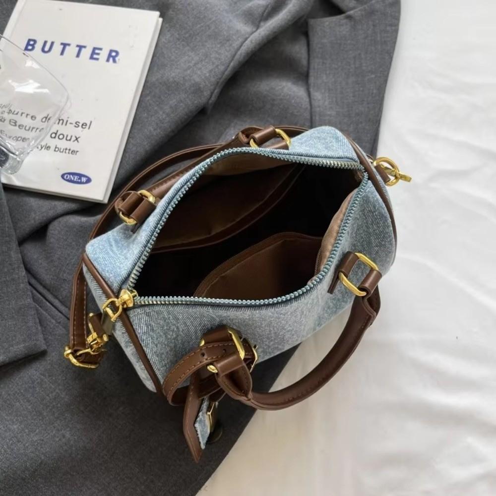 Fashion Retro Denim Pillow Crossbody Bag Versatile Casual Shoulder Bag Handbag High Quality Messenger Bag