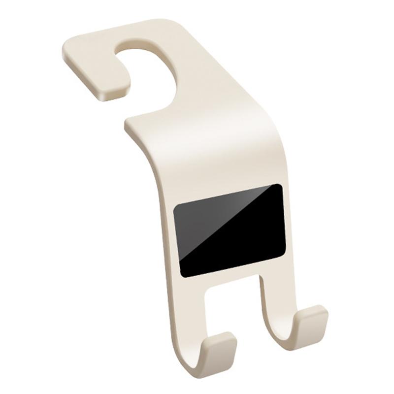 

Universal Car Seat Headrest Hook For Auto Back Seat Storage Organizer Hanger Storage Holder For Handbag Purse Bags Coats бежевий