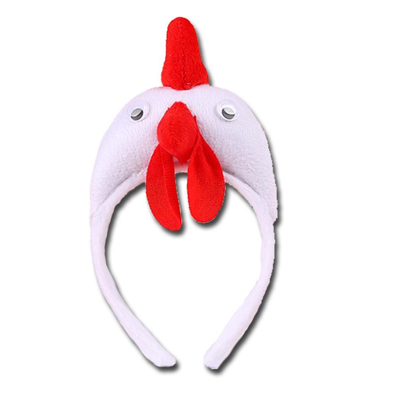 Zodiac Animal Horn Headband: Cow, Rabbit, Tiger, Dog, Cat, Wolf, Devil. Perfect for Costumes and Performances.
