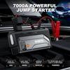 7000A Jump Starter 12V Car Battery Booster Pack All Gas/12.0L Diesel Car Starter Smart Jumper Cables Battery Jumper 26800mAh Po