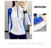 Women's Quick-Dry Long-Sleeve Sport T-Shirt - Breathable, Sweat-Wicking, Slimming, Perfect for Running and Hiking