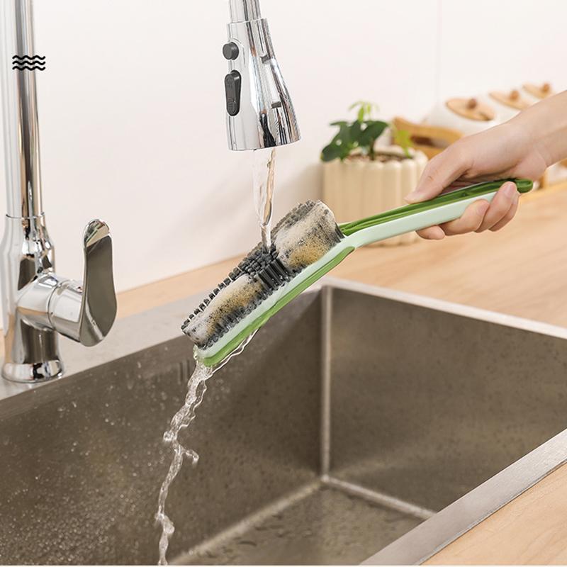 4-In-1 Multi-Purpose Cleaning Brush for Bathroom Kitchen Cleaning Brush for Household Walls Cracks and Floors