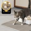 Double Layer EVA Cat Litter Mat - Foldable, Washable, Honeycomb Design for Easy Cleaning