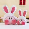 New Plush Rabbit Ear Kirby Doll Soft Toy Adorable Stuffed Animal With Logo Label