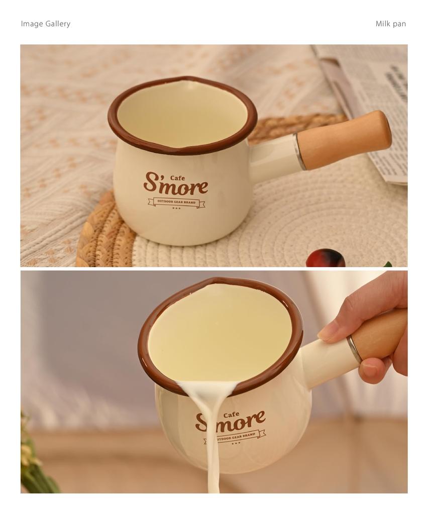 S'more Café Enamel Tableware (Milk Pan)
