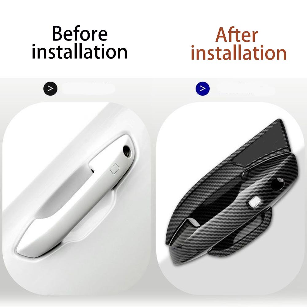 For BYD Song Plus Seal U Sealion 6 DM-i 2023~2025 LHD Exterior Door Handle Protective Cover Anti-scratch Decorative Accessories