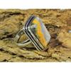 Natural BumbleBee Jasper Gemstone 925 Solid Sterling Silver Ring Size US-6.5 PG-132