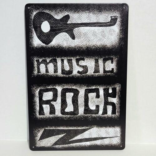 Music Rock Rustic Vintage Metal Tin Signs Man Cave GarageAluminum 30x40cm(11.8x15.7inch)