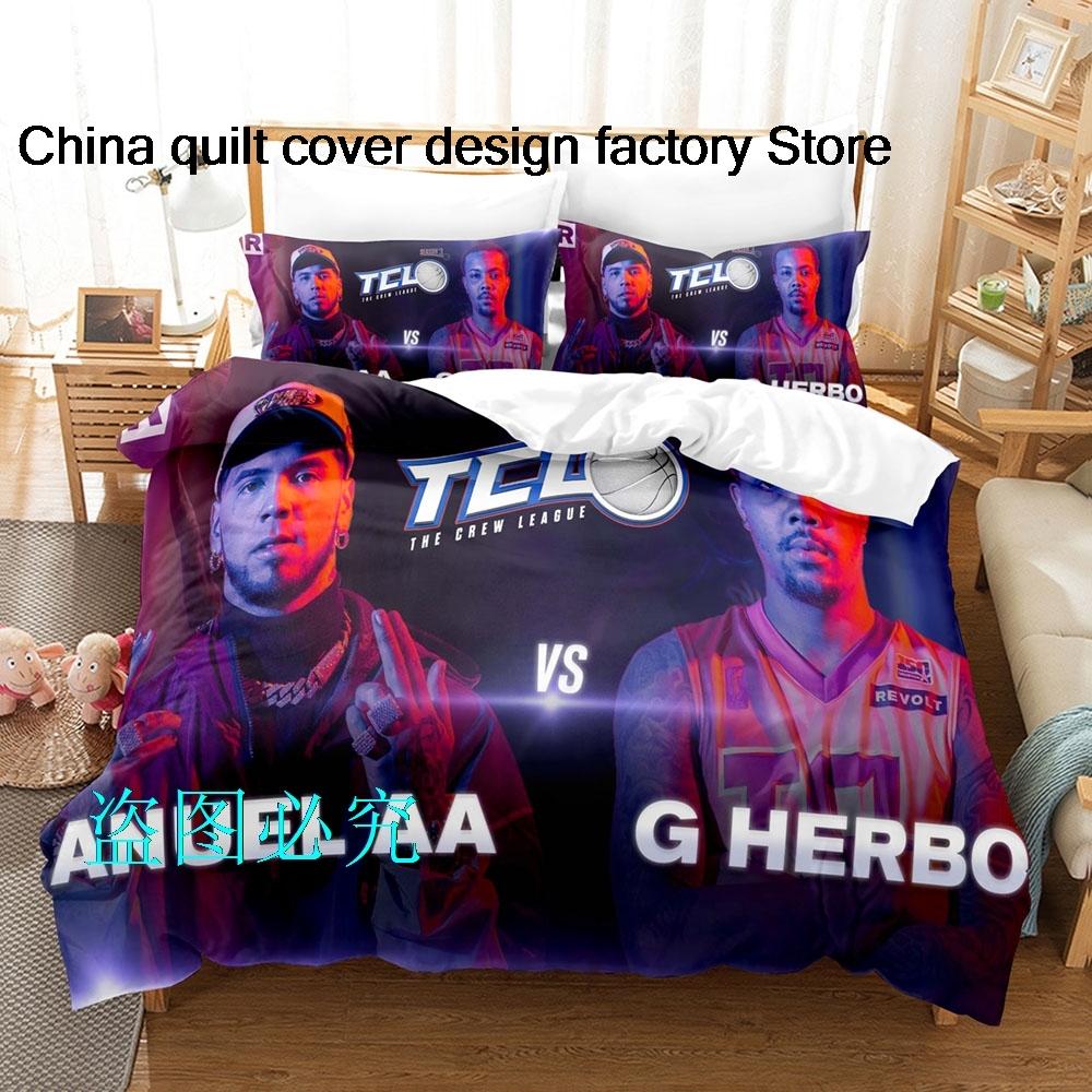 Raper Anuel A printed Beding Sets exquisite bed suplies set duvet cover bed comforter set beding set luxury birthday gift