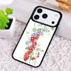 Orchid Flowers Colorful Soft Shockproof Phone Case for iPhone 17 Air 16e 15 11 12 14 13 Pro Max Cover Coque