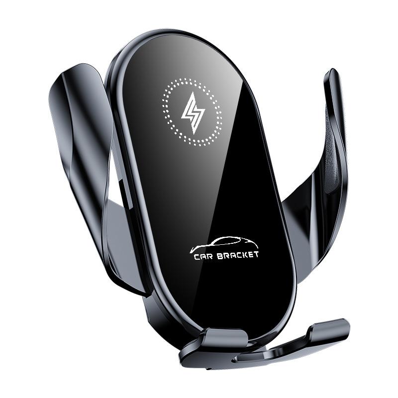 Car Wireless Charger Mount, Extendable Fast Charging Phone Holder for Auto, 15W Qi Wireless Car Charger Fit for iPhone Samsung Huawei Xiaomi чёрный