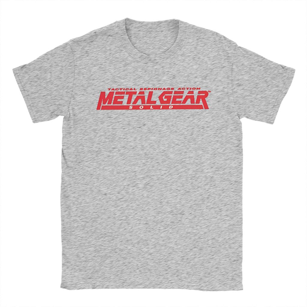 Mens TShirts Metal Gear Solid Game Awesome Pure Cotton Tees Short Sleeve T Shirt Round Neck Clothes Birthday Gift