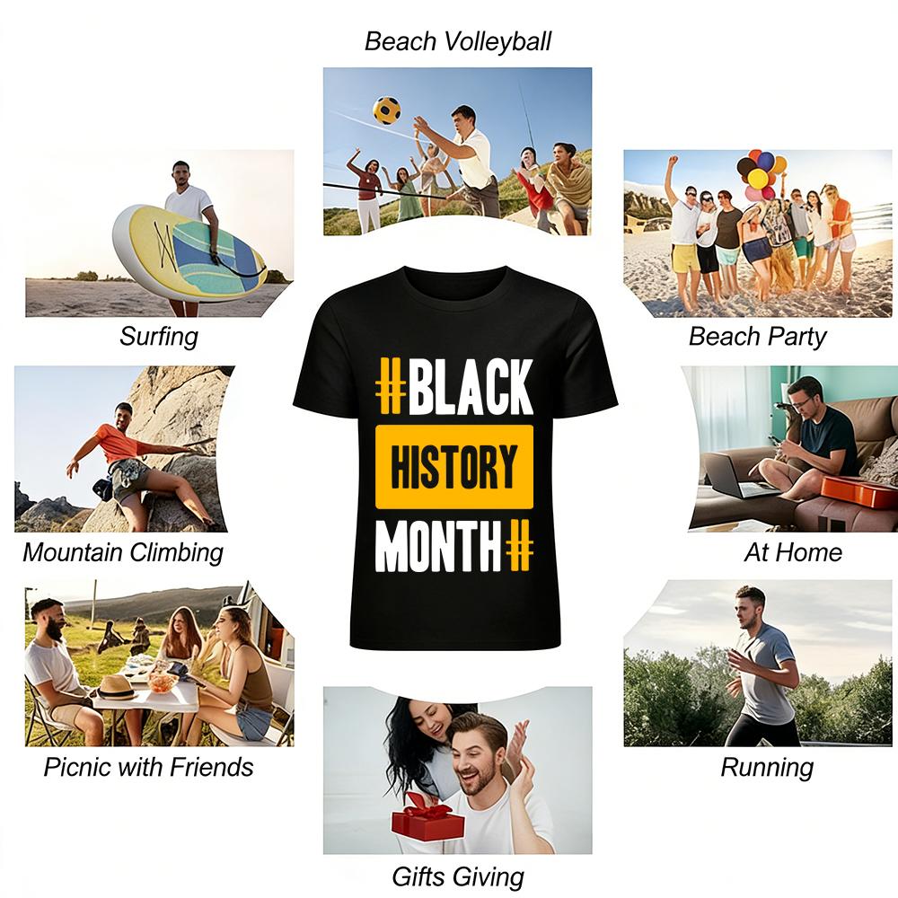 Vintage History Themed Printed Casual Top Unisex Loose Fit T-Shirt Pure cotton T-shirt