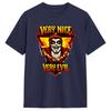 Danhausen Sehr Nett Sehr Böse T-Shirt Sommer Baumwoll-T-Shirts Für Herren Neuheit Freizeit-T-Shirt Kurzarm Klassisches Oberteil T-Shirts