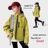 Girls' Outdoor Hooded Jacket
