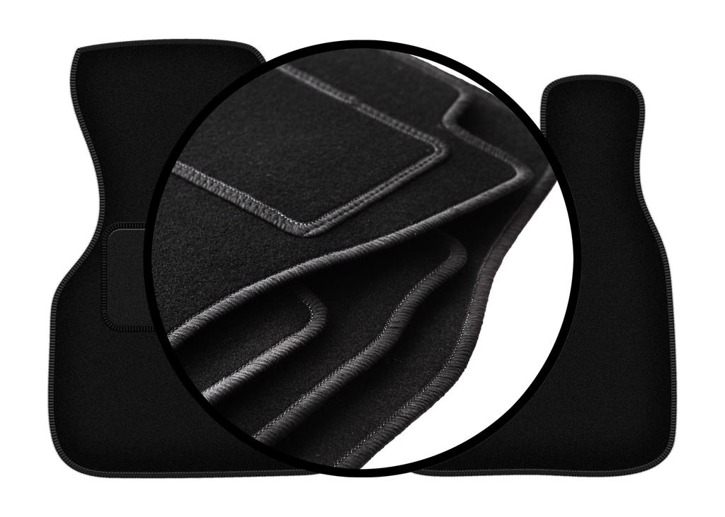 Complete Set of Velour Floor Mats For: Chevrolet Astro II Delivery Van (1995-2005)