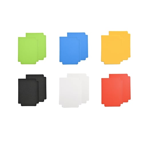 Set mit 12 Kartenfächern in 6 Farben, Perfekt für Deckboxen, zum Organisieren und Sortieren, Perfekt für Kartenspiele und Aufbewahrung