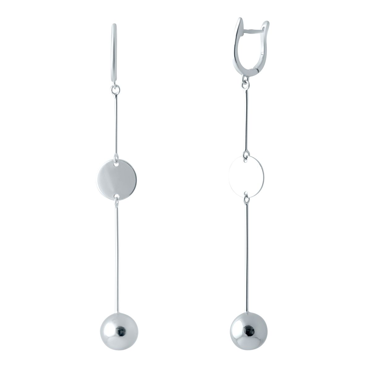 

Срібні сережки-підвіски (2006138)