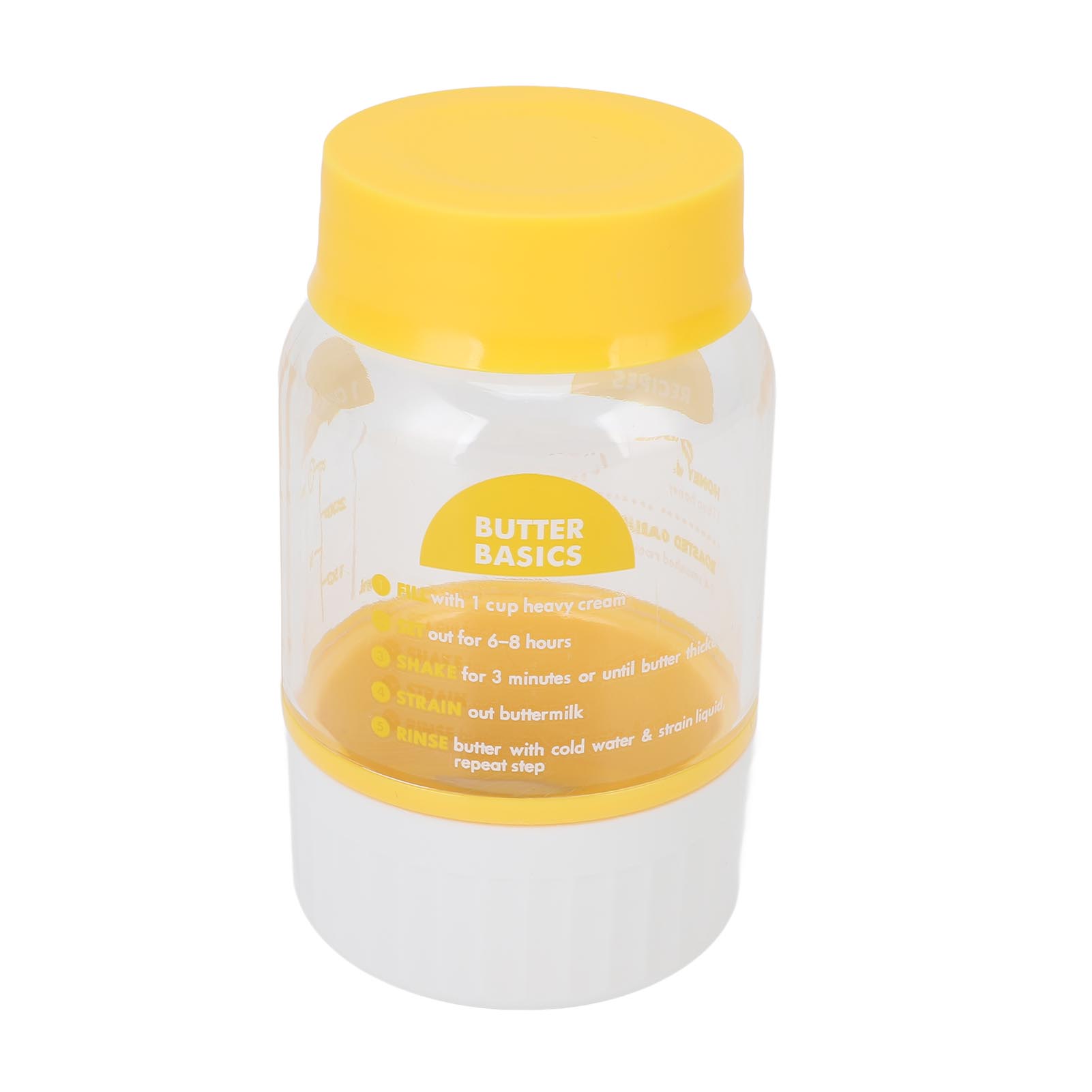 

Butter Maker Cup Plastic Multifunctional Cream Separator Butter Making Bottle for Kitchen Cooking Baking L