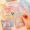 100 Sheets Cartoon Collage Laser Student Diy Decorative Scrapbooking Journals Stationery Supplies Kawaii Handbook Stickers