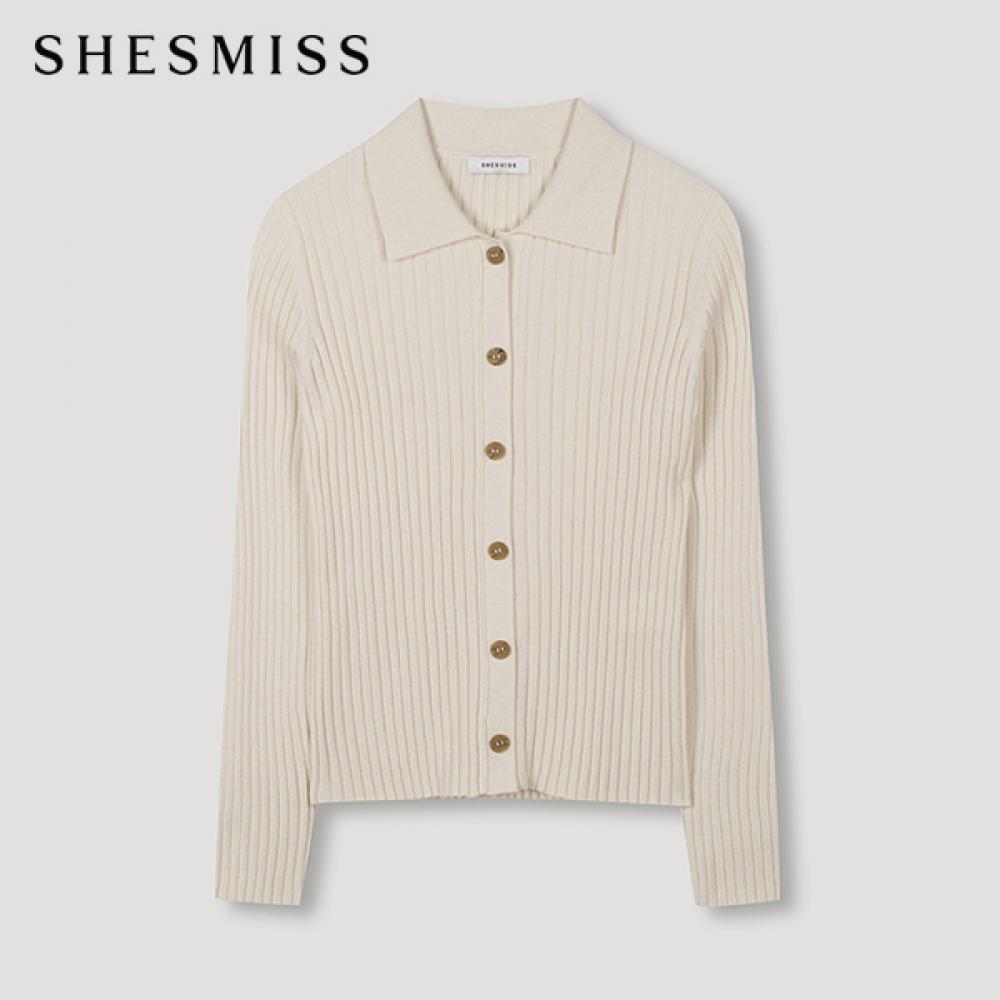 

She S miss Воротник с пуговицами на шее Трикотаж SSkpon41040 Cr creamy/55