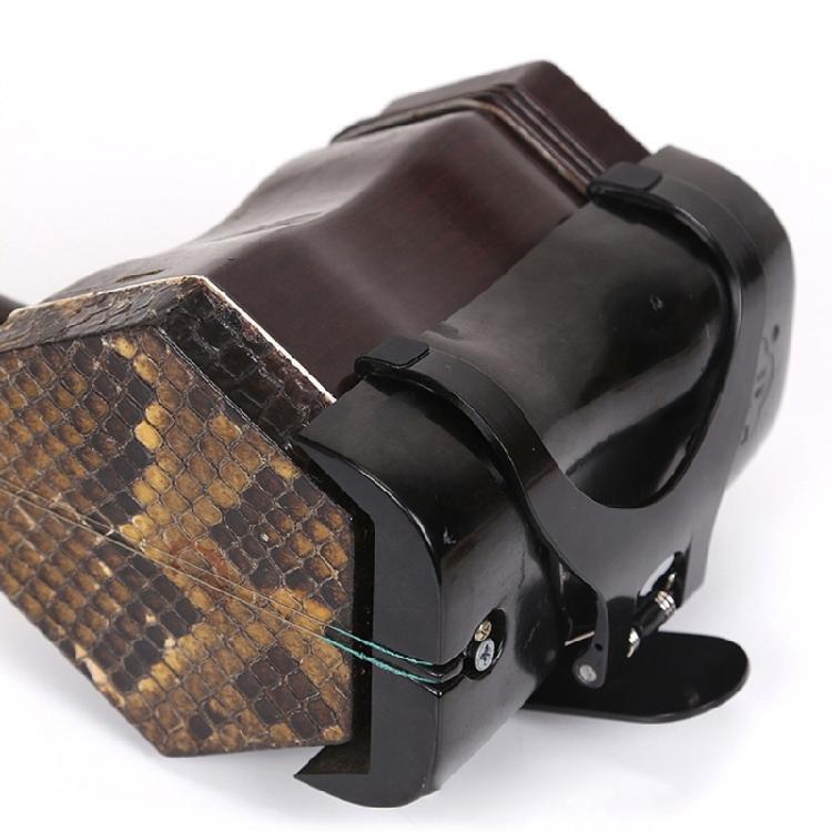 Erhu Waist Stabilizing Tool Silicone Padded Interior Rust Resistant Alloy Secure Holder Waist Fastener for Musicians