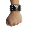 Retro Punk Leather Studded Bracelet - Trendy European and American Style