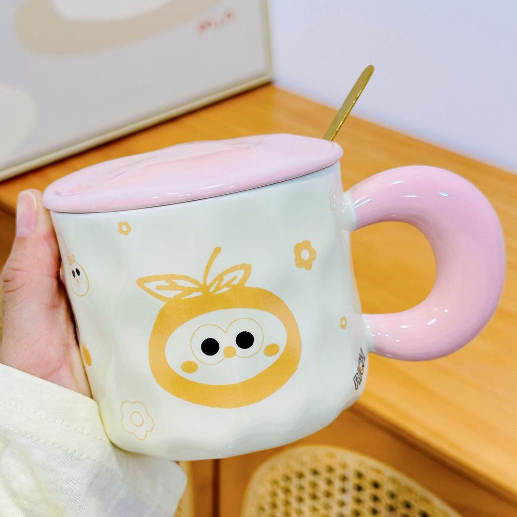 Creative Cup Souvenir Set Ceramic Water Cup Gift Large Capacity Random Gift Mug Girls High Appearance