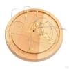 Cloche With Suspended LED Lights Tabletop Lamp Wedding Holiday Decor Crafts