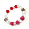item Zodiac stone Aries Aries Inca rose Ruby Crack crystal Genuine quartz Smoky quartz Natural stone Power stone bracelet Money luck Love luck Health