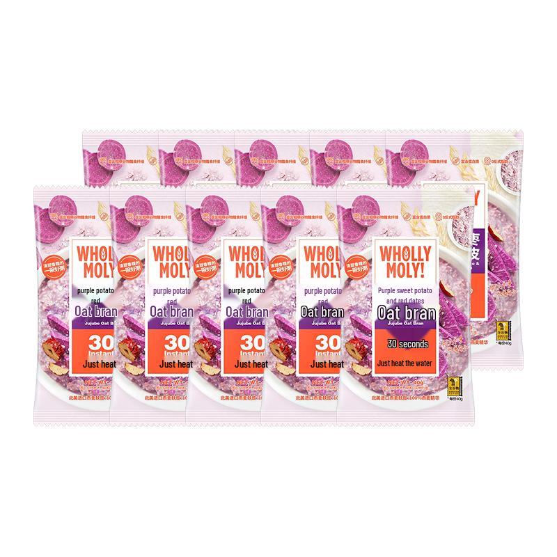 WHOLLY MOLY! Fiber-Rich Oat Bran with Zero Added Sugar