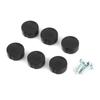 6pcs Threshold Caps Covers Black Automobile Accessory Parts 66788900 Fit for Transporter Kombi T5 T5.1 T6