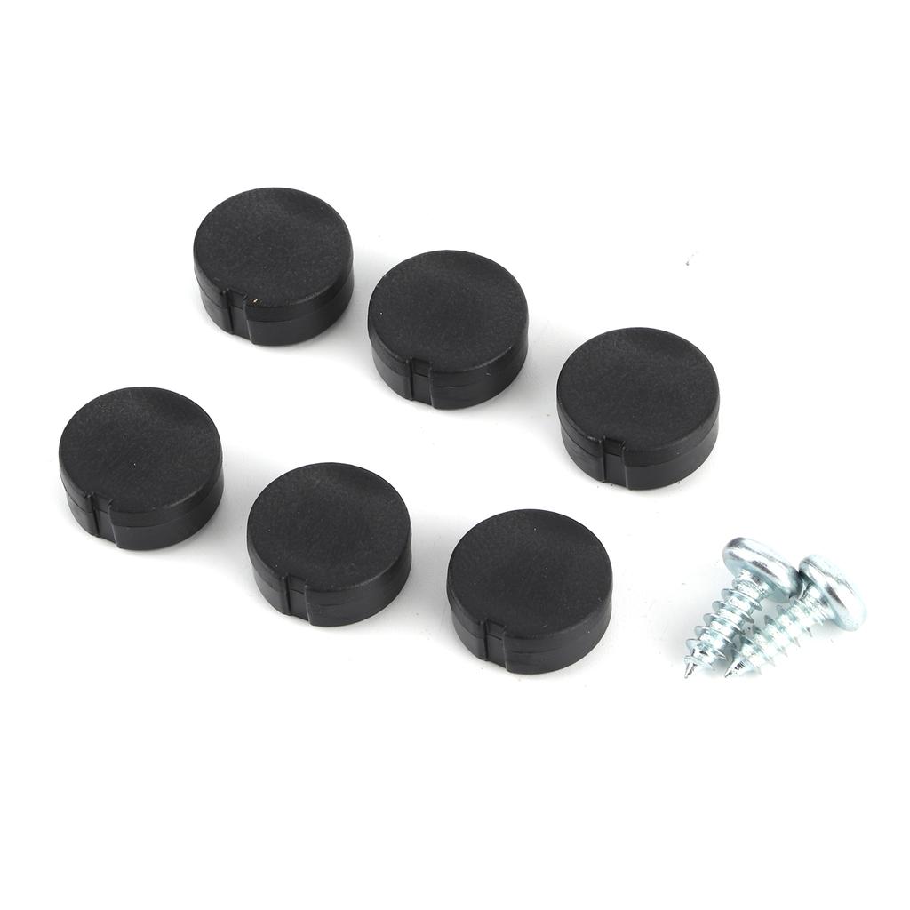 6pcs Threshold Caps Covers Black Automobile Accessory Parts 66788900 Fit for Transporter Kombi T5 T5.1 T6